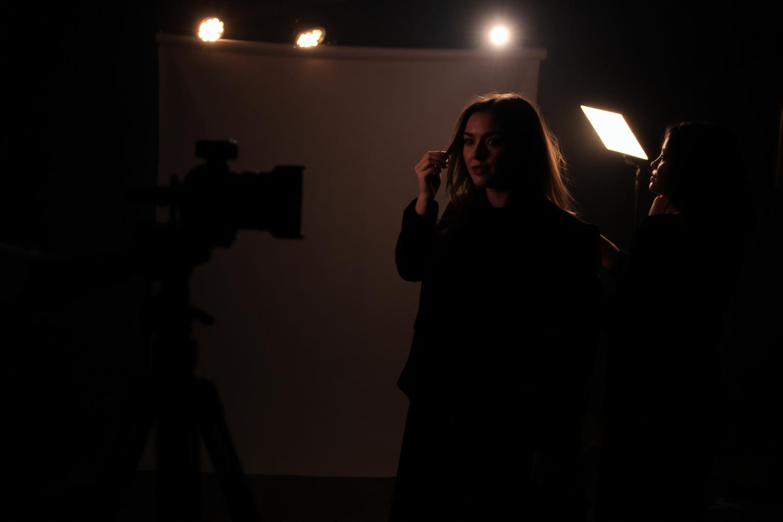 Behind the scenes of a brand campaign shoot